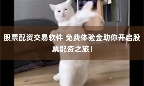 股票配资交易软件 免费体验金助你开启股票配资之旅！